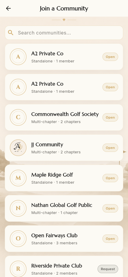 Discover communities